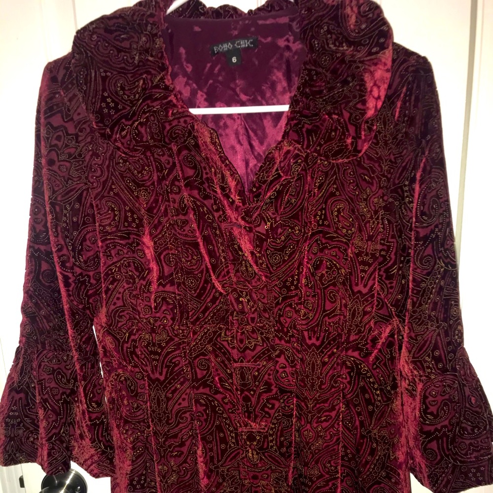 Boho Chic dress coat